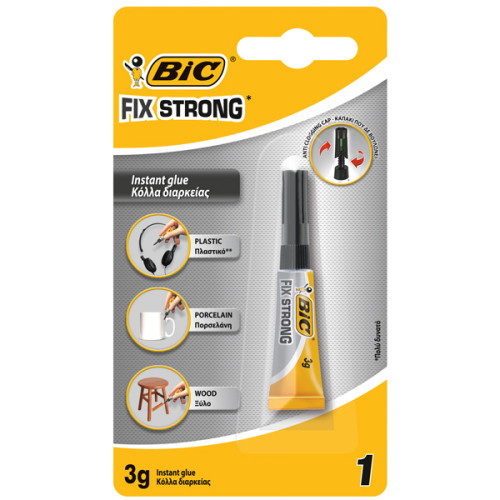 Bic Japon Yapıştırıcısı Fix Strong Süper Güçlü 3 Gr Tekli Blister