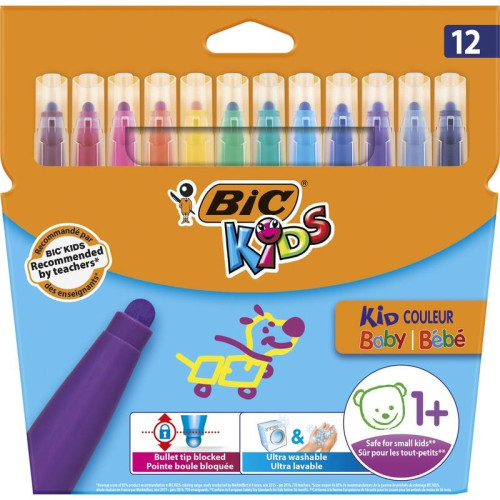 Bic Keçeli Boya Kalemi Kid Couleur Baby 12 Renk 902080