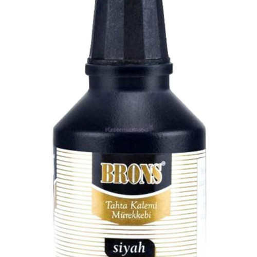 Brons Tahta Kalem Mürekkebi 30 CC Siyah BR-350 (12 Li Paket)