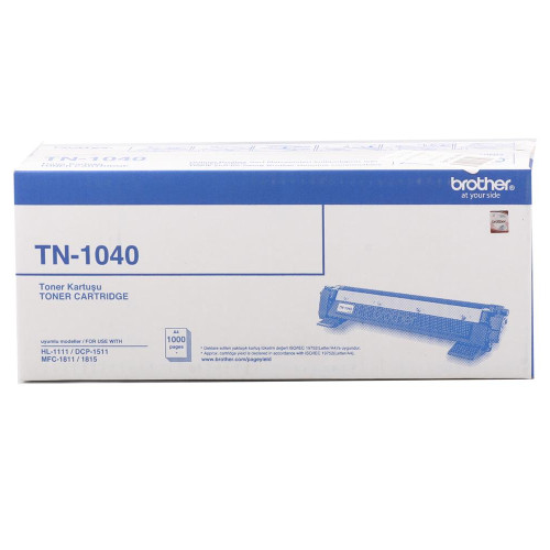 Brother TN-1040 1.000 Sayfa Black Siyah Toner HL-1111-1211  DCP-1511  MFC-1810-1811-1815-1911