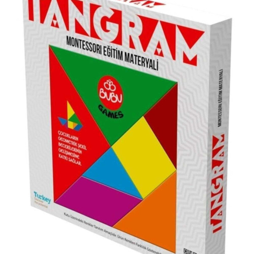 Bu-Bu Games Renkli Tangram 24 x 37 Cm