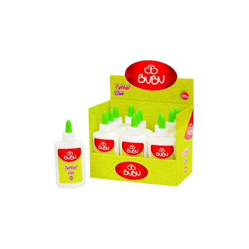 Bu-Bu Tutkal 120 Gram Beyaz Tutkal (12 Li Paket)