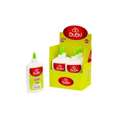 Bu-Bu Tutkal 250 Gram Beyaz Tutkal (6 Lı Paket)