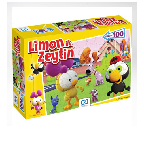 CA Games Li̇mon İle Zeyti̇n Puzzle 100 Parça