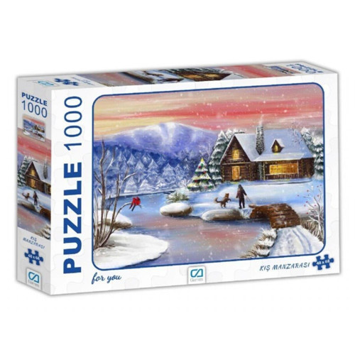Ca Games Kış Manzarası 1000 Parça Puzzle