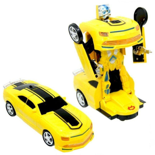 Can Toys Sports Car Pilli Sesli ve Işıklı Robota Dönüşen Araba