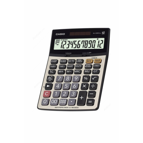 Casio Plus İşlem Kontrollü 12 Hane Masa Üstü Hesap Makinesi