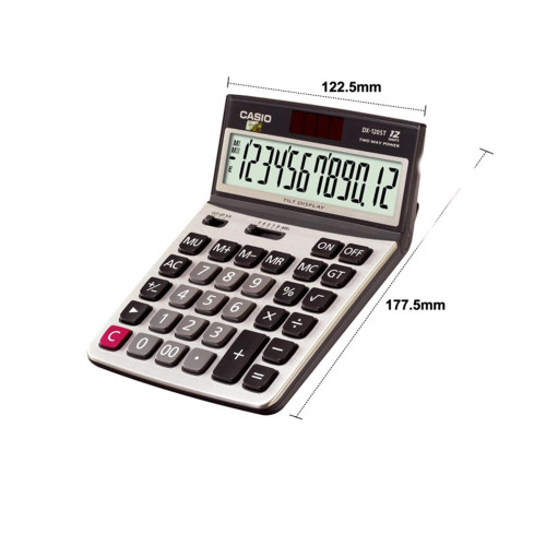 Casio 12 Hane Oynar Başlıklı Masa Üstü Hesap Makinesi