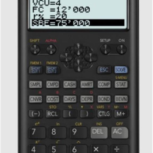 Casio FC-200V Finansal Hesap Makinesi