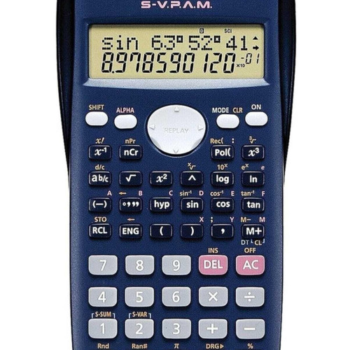 Casio Hesap Makinası Bilimsel 2 Satır Ekran 240 Fonksiyon FX-82MS