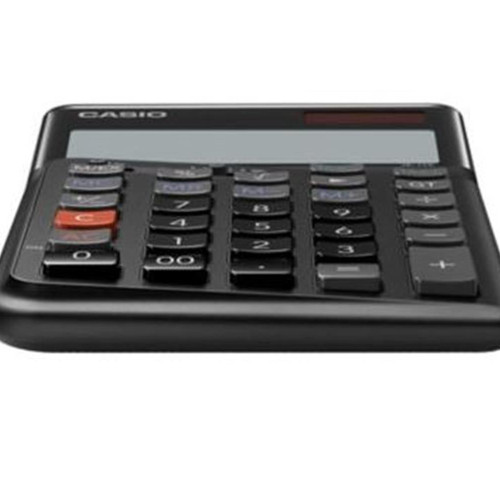 Casio Siyah 12 Hane Masa Üstü Ergonomik Tuşlu Hesap Makinesi