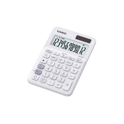 Casio 12 Hane Beyaz Masa Üstü Hesap Makinesi