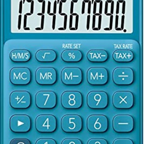 Casio SL-310UC-BU Cep Tipi 10 Hane Mavi Hesap Makinesi