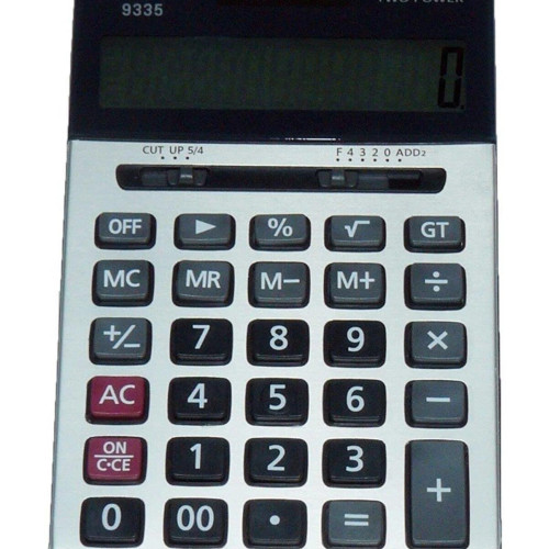 Cassa Hesap Makinesi Elektronik 12 Haneli Siyah Hesap Makinası