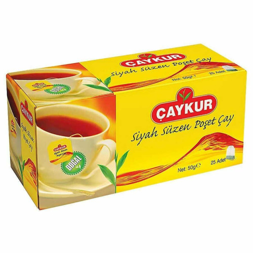 Çaykur Süzme Poşet Çay 50 Gram 25 Li Paket