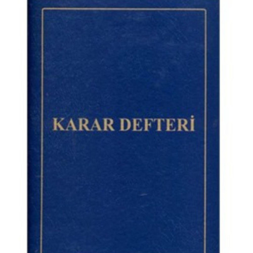 Cem Karar Defteri Ciltli 72 YP 24x34