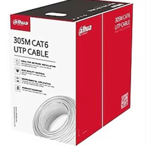 Dahua PFM920I-6UN-C Saf Full Bakır Cat6 Kablo 305 Metre İç Ortam