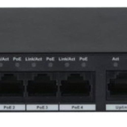 Dahua PFS3006-4ET-60 6 Port 10-100 (4 Poe + 2fe Uplınk Toplam 60W Poe)