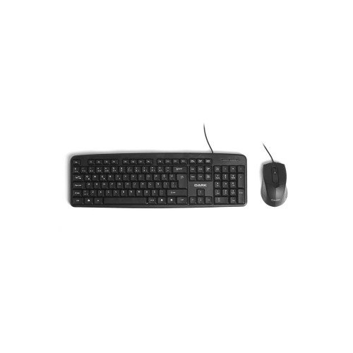 Dark Türkçe Q Kablolu Ofis Klavye & Mouse Set