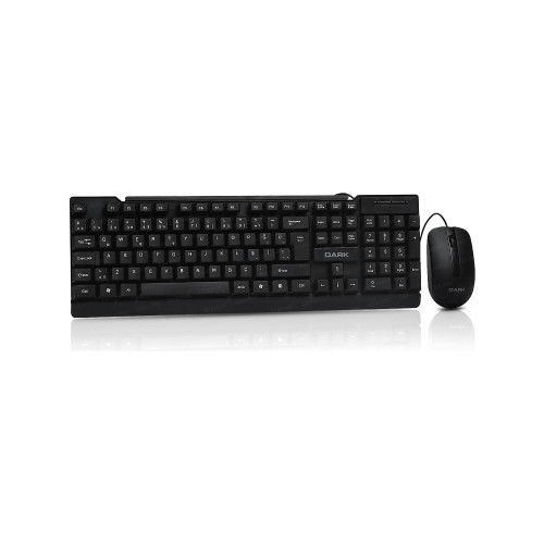 Dark DK-AC-KM1060 Türkçe Q Kablolu Ev & Ofis Yüksek Tuşlu Klavye & Mouse Set