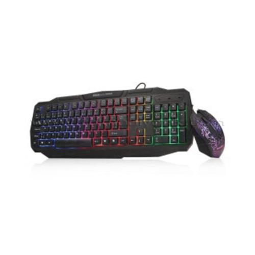 Dark Elite Rgb Aydınlatmalı Türkçe Q Oyuncu Klavye ve Mouse Seti