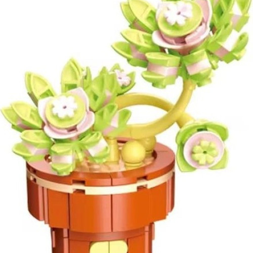 Dostoys Blossom Mini Çiçek Blok Oyuncak Graptopetalum 180 Parça 6+