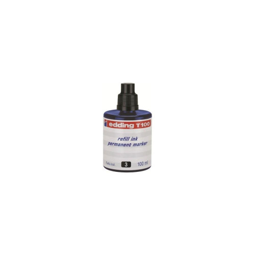 Edding Markör Mürekkebi Permanent Damlalıklı 100 ML Mavi T100