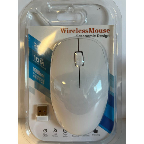 Elba Beyaz 2.4Ghz Kablosuz Mouse