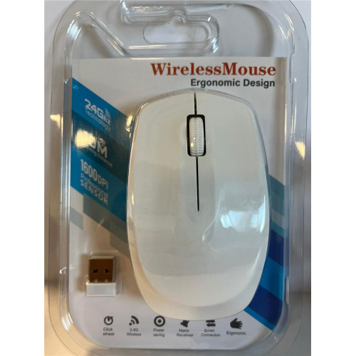 Elba Beyaz 2.4 Ghz Kablosuz Mouse