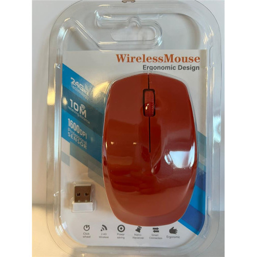 Elba Kırmızı 2.4Ghz Kablosuz Mouse