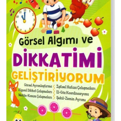 Ema Yayınları Görsel Algımı ve Dikkatimi Geliştiriyorum 5-6 Yaş