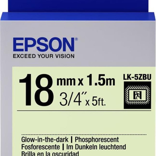 Epson LK-4YBP Pastel Sarı Üzeri Siyah 12mm 9metre