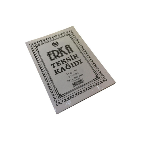 Erka Teksir Kağıdı 200 Lü A4 54 GR (20 Paket)