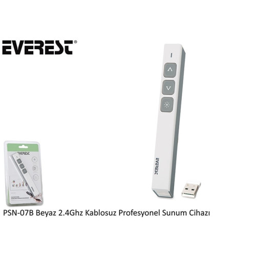 Everest PSN-07B Beyaz 2.4Ghz Kablosuz Profesyonel