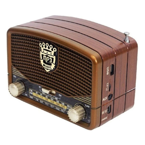 Everton Bluetooth USB-SD-FM Nostaljik Radyo Şarjlı
