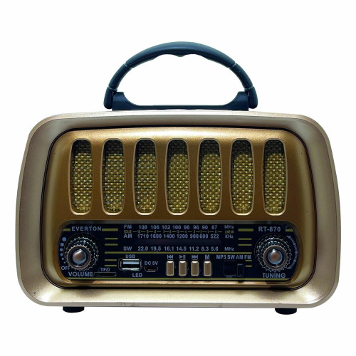 Everton Bluetooth Fm - Usb - Tf Card - Nostaljik Radyo
