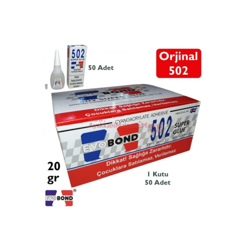 Evobond Japon Yapıştırıcı 20 GR (50 Li Paket)
