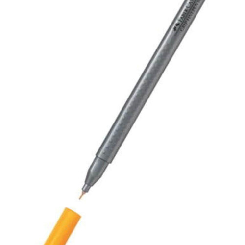 Faber-Castell Finepen 0.4 MM Altın Sarısı (10 Lu Paket)
