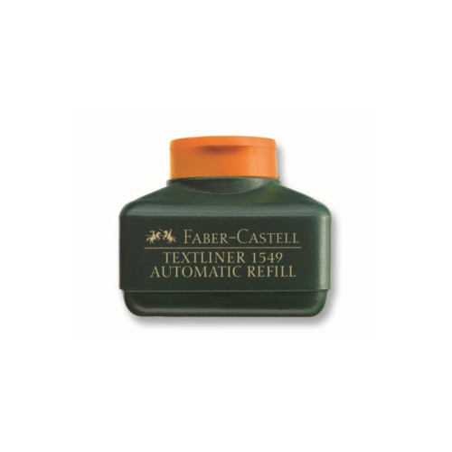 Faber-Castell Fosforlu Kalem Mürekkebi Otamatik Dolum 30 ML Turuncu (4 Lü Paket)