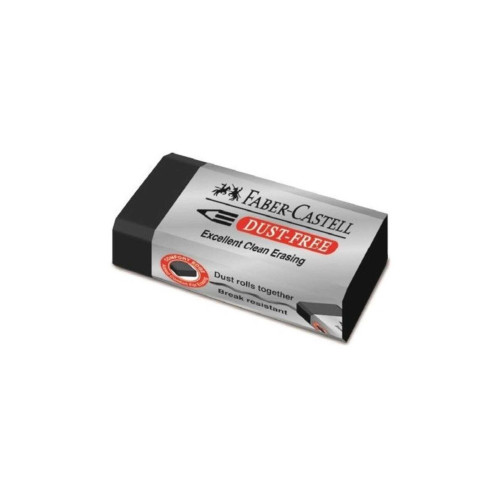 Faber-Castell Öğrenci Silgisi Dust Free 24 LÜ Siyah (24 Lü Kutu)