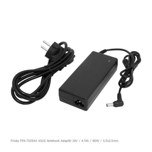 Frisby Notebook Adaptör (Asus) 19V 4.74A Uç Boyutu 5.5 x 2.5mm