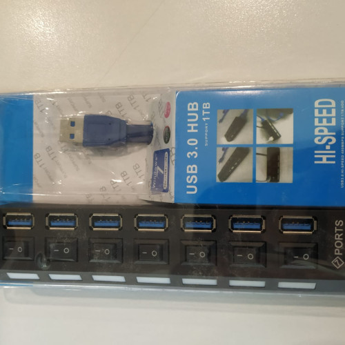 Gabble 7 Port USB 3.0 Çoklayıcı Anahtarlı