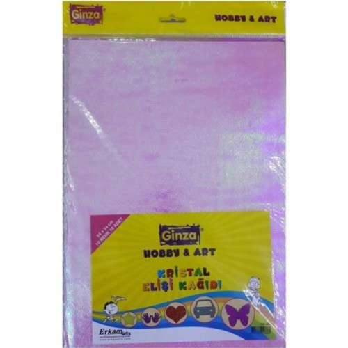 Ginza Elişi Kağıdı Desenli Kristal 24x34 10 Renk GN-282