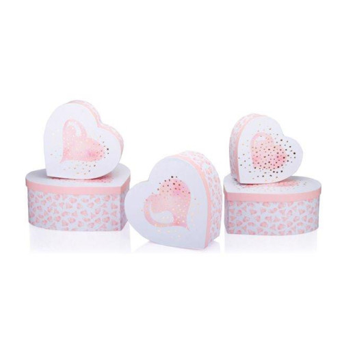 Gıpta Hediye Kutusu Valentınes Day Grata Kalp 5 Lı BX0694