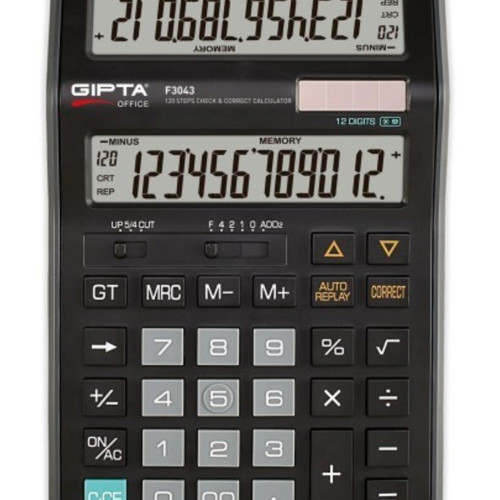 Gıpta Hesap Makinası Masa Üstü 12 Hane F3043