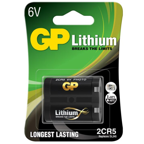 Gp 2CR5 6V Lityum Pil Fotoğrağ Makinesı Pili
