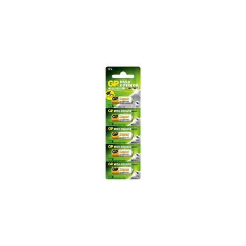 Gp 23A Alkalin Kartela Pil 12V 5 Li Paket Pil Kumanda Çakmak (23A - MN21 - A23 - V23GA - 23AE)