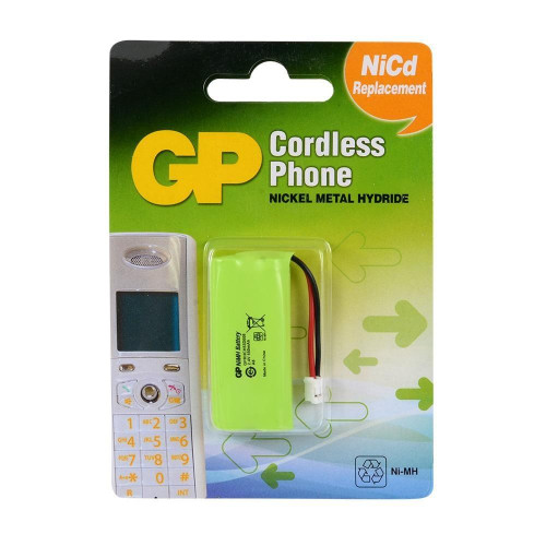 GP T382 55AAAHR2BMX 2.4V 550 mAh Telsiz Telefon Pili