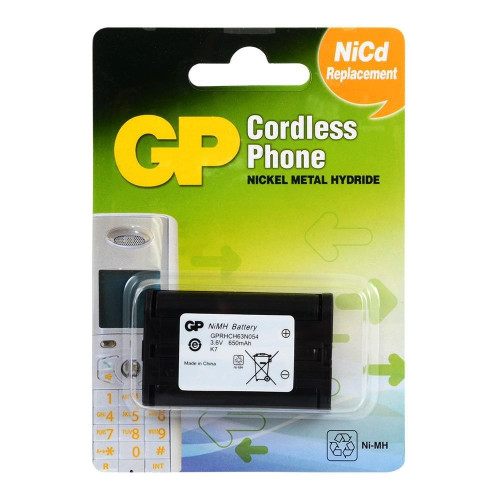 GP T444 Panasonic HHR-P107 3.6V 650 mAh Telsiz Telefon Pili