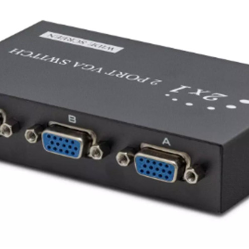 Hadron Hdx1280 2 Port Vga Switch 54Mhz 2Giriş 1Çıkış Butonlu Geçiş